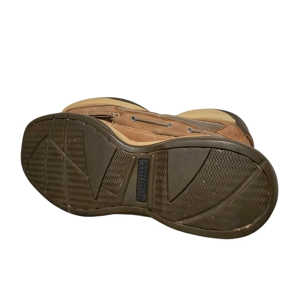Sperry Top-Sider Mens Boat Shoes‎ Leather Casual Comfort Walking Deck Tan 11M